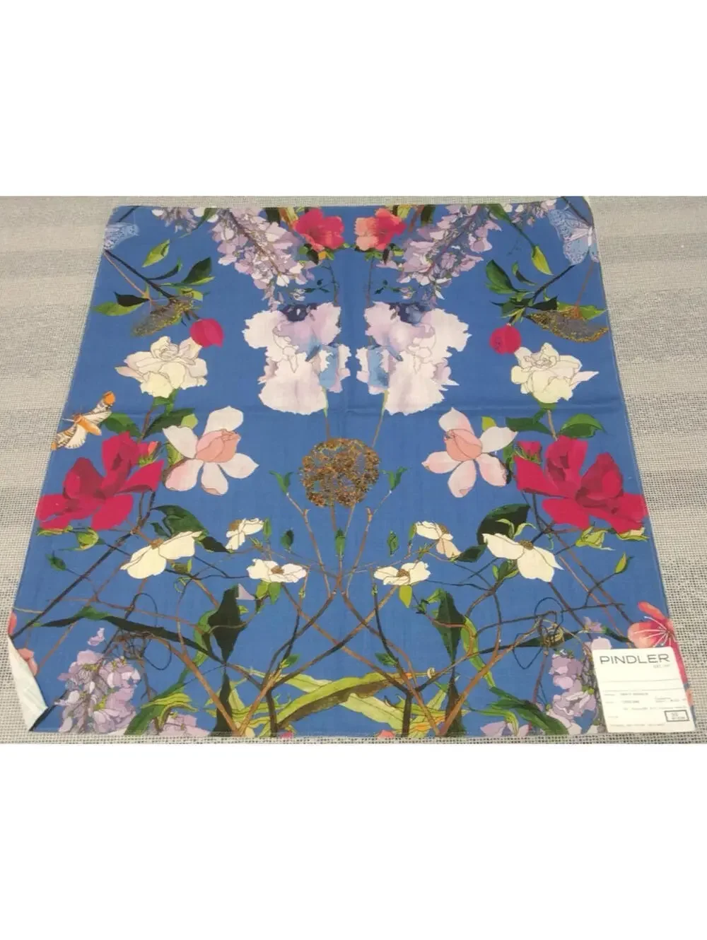 Pindler Georgia Kaleidoscope Lavender Florals Designer Fabric Sampler 23 x 24 in